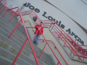 Hans Steiniger at Joe Louis Arena