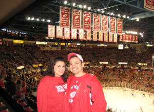 Stanley Cup Banners at Joe Louis Arena in Detroit