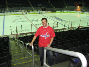 Hans Steiniger at the Verizon Center