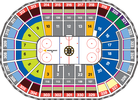 Td Bank Bruins Seating Chart