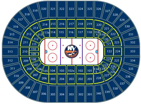 New Nassau Coliseum Concert Seating Chart