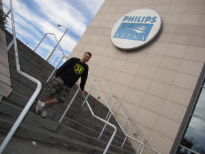 Hans Steiniger at Philips Arena in Atlanta