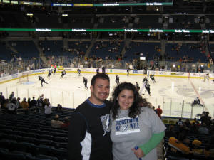 Hans Steiniger at St. Pete Times Forum on the Frozen Pond Pilgrimage