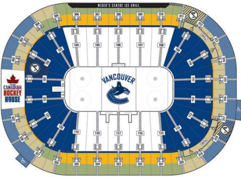 Vancouver Canucks Seating Chart View