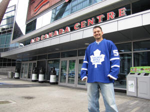 Hans Steiniger at the Air Canada Centre